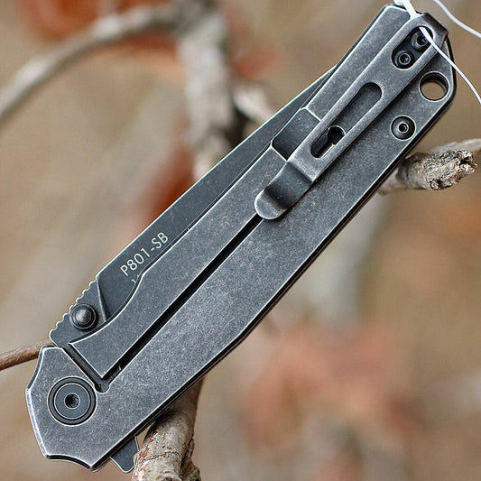 RUIKE KNIFE P801-SB BLACK STONEWASH - NeonSales {{ shop.shopifyCountryName }}