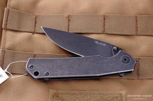 RUIKE KNIFE P801-SB BLACK STONEWASH - NeonSales {{ shop.shopifyCountryName }}