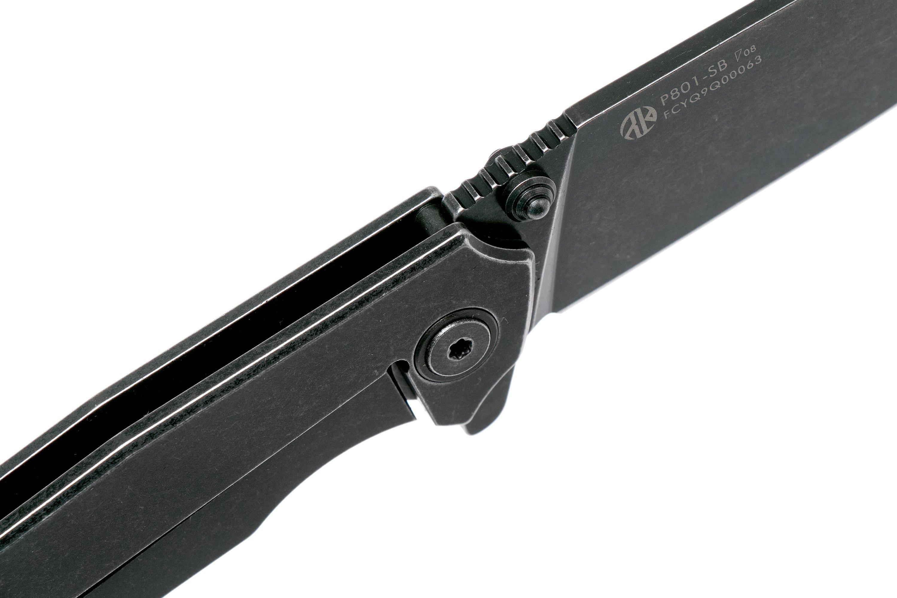 RUIKE KNIFE P801-SB BLACK STONEWASH - NeonSales {{ shop.shopifyCountryName }}