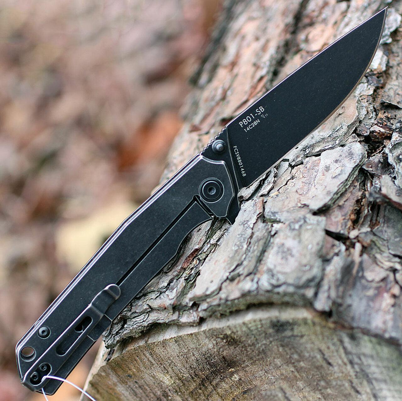 RUIKE KNIFE P801-SB BLACK STONEWASH - NeonSales South Africa