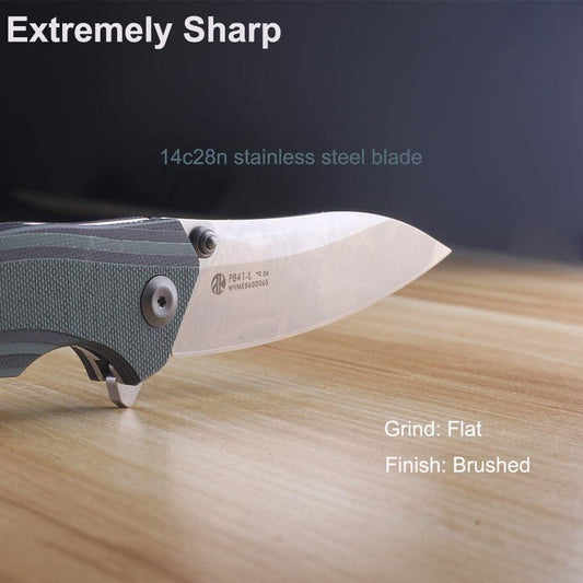 RUIKE KNIFE P841-L BLACK&GREEN - NeonSales {{ shop.shopifyCountryName }}