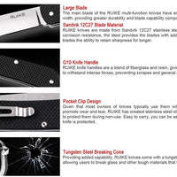 RUIKE L11-B CRITERION POCKET KNIFE, BLACK - NeonSales {{ shop.shopifyCountryName }}