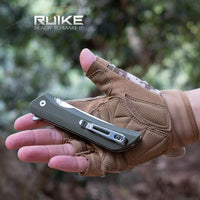 RUIKE P121-G HUSSAR GREEN POCKET KNIFE, SATIN - NeonSales {{ shop.shopifyCountryName }}