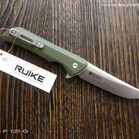 RUIKE P121-G HUSSAR GREEN POCKET KNIFE, SATIN - NeonSales {{ shop.shopifyCountryName }}