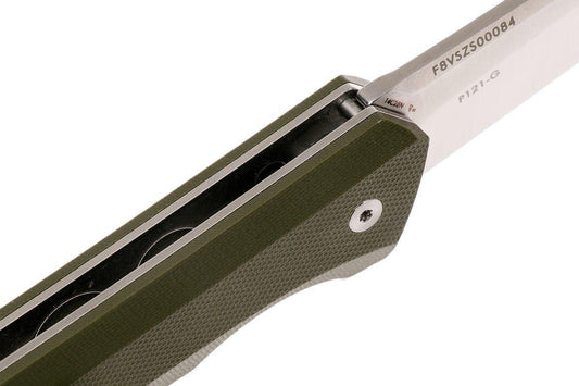 RUIKE P121-G HUSSAR GREEN POCKET KNIFE, SATIN - NeonSales {{ shop.shopifyCountryName }}