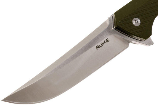 RUIKE P121-G HUSSAR GREEN POCKET KNIFE, SATIN - NeonSales {{ shop.shopifyCountryName }}
