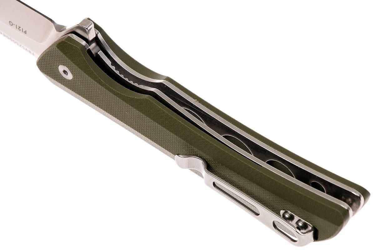 RUIKE P121-G HUSSAR GREEN POCKET KNIFE, SATIN - NeonSales {{ shop.shopifyCountryName }}