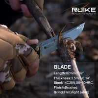 RUIKE P121-G HUSSAR GREEN POCKET KNIFE, SATIN - NeonSales {{ shop.shopifyCountryName }}