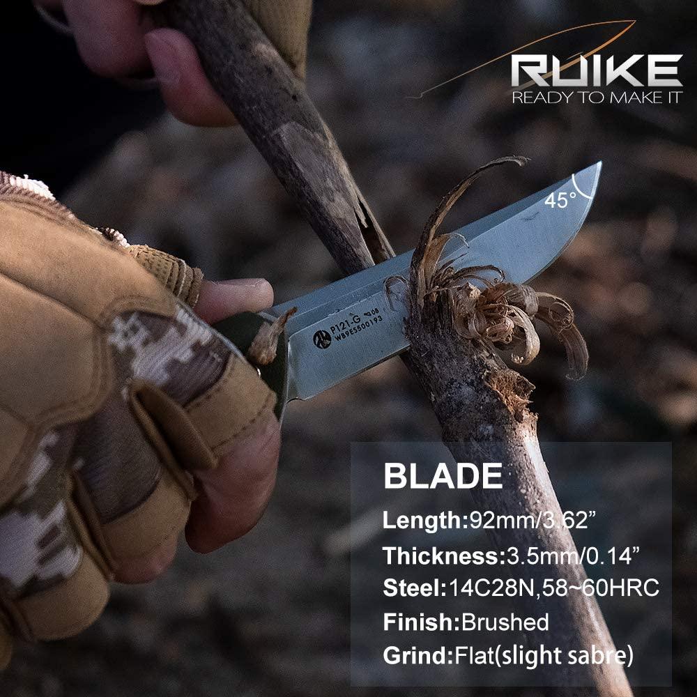 RUIKE P121-G HUSSAR GREEN POCKET KNIFE, SATIN - NeonSales {{ shop.shopifyCountryName }}