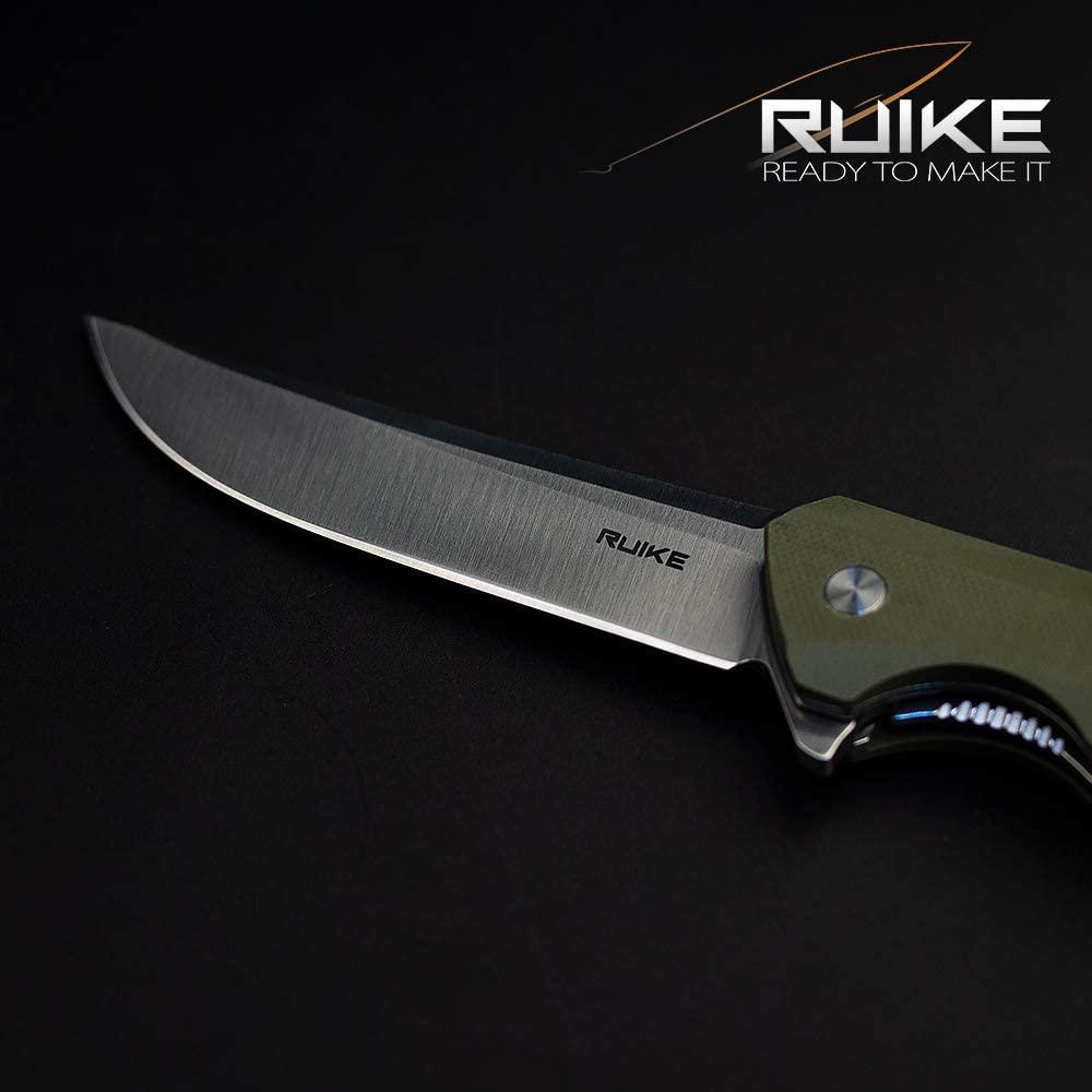 RUIKE P121-G HUSSAR GREEN POCKET KNIFE, SATIN - NeonSales South Africa