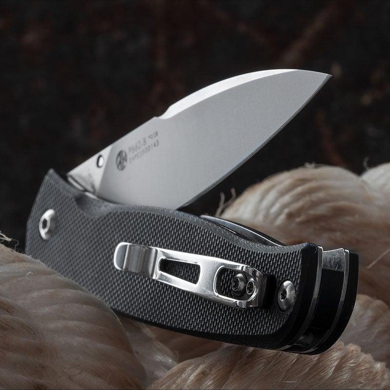 RUIKE P662-B EDC WHARNCLIFFE FOLDER - BLACK G10 - NeonSales South Africa