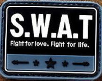 S.W.A.T RUBBER VELCRO PATCH, 65x50 MM - NeonSales {{ shop.shopifyCountryName }}