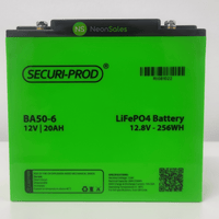 SECURI-PROD 12V 20AH LITHIUM LIFEPO4 BATTERY - NeonSales {{ shop.shopifyCountryName }}