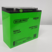 SECURI-PROD 12V 20AH LITHIUM LIFEPO4 BATTERY - NeonSales {{ shop.shopifyCountryName }}
