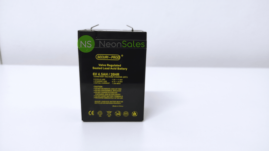 SECURI-PROD BATTERY 6V 4.5A - NeonSales {{ shop.shopifyCountryName }}