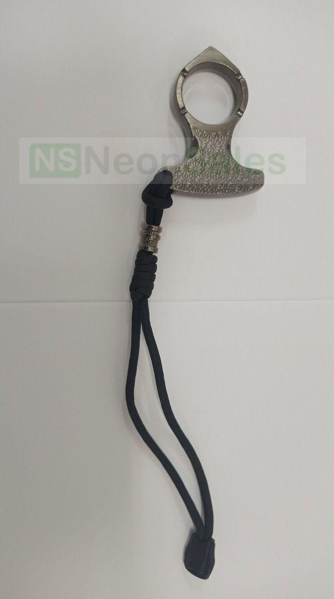 SELF DEFENCE RING DUSTER W/ LANYARD - NeonSales