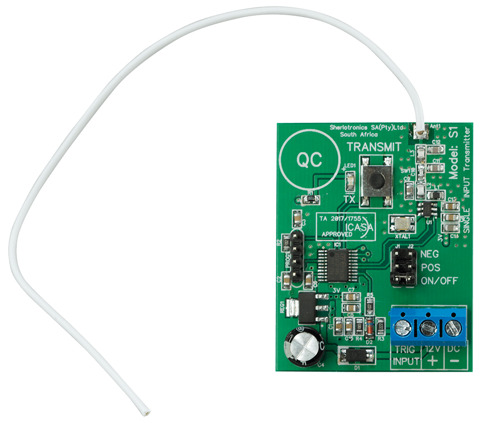 SHERLO 403MHZ 1 CHANNEL FIXED TRANSMITTER - NeonSales {{ shop.shopifyCountryName }}