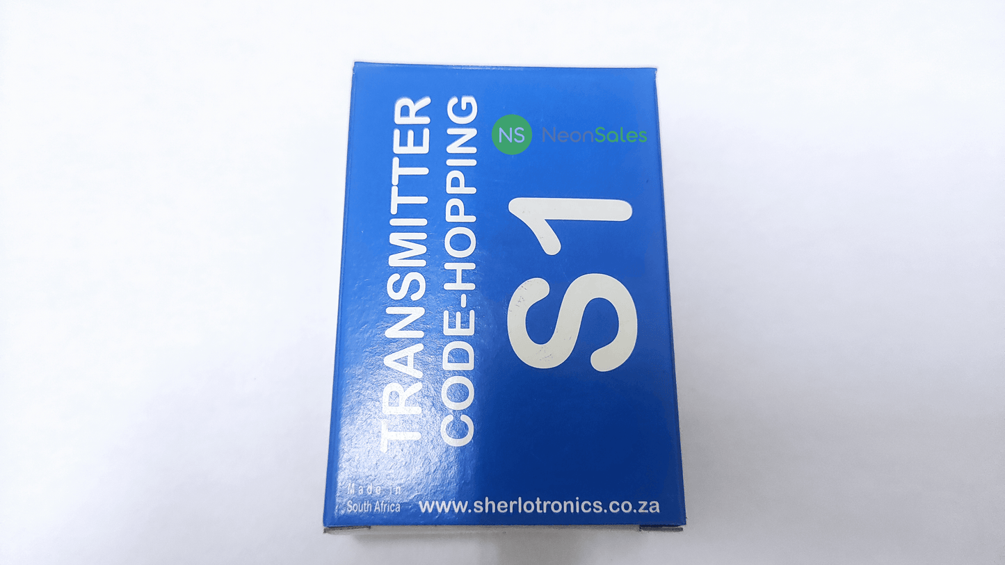 SHERLO 433MHZ STAND ALONE TRANSMITTER - 1 CHANNEL - NeonSales {{ shop.shopifyCountryName }}