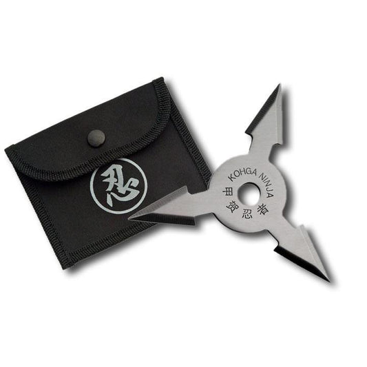 SHURIKEN 3 BLADE THROWING STAR WITH POUCH - NeonSales {{ shop.shopifyCountryName }}