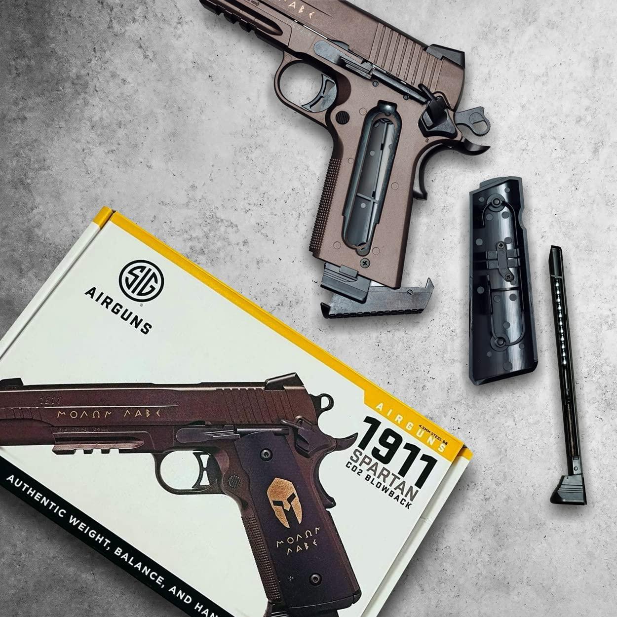 SIG SAUER 1911 SPARTAN CO2 BLOWBACK PISTOL COMBO - NeonSales South Africa