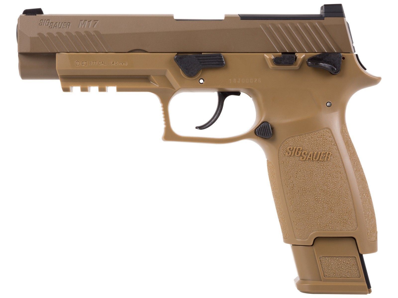 SIG SAUER M17 TAN CO2 GAS PISTOL DUAL AMMO - NeonSales South Africa