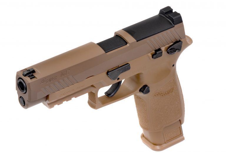 SIG SAUER M17 TAN CO2 GAS PISTOL DUAL AMMO - NeonSales South Africa