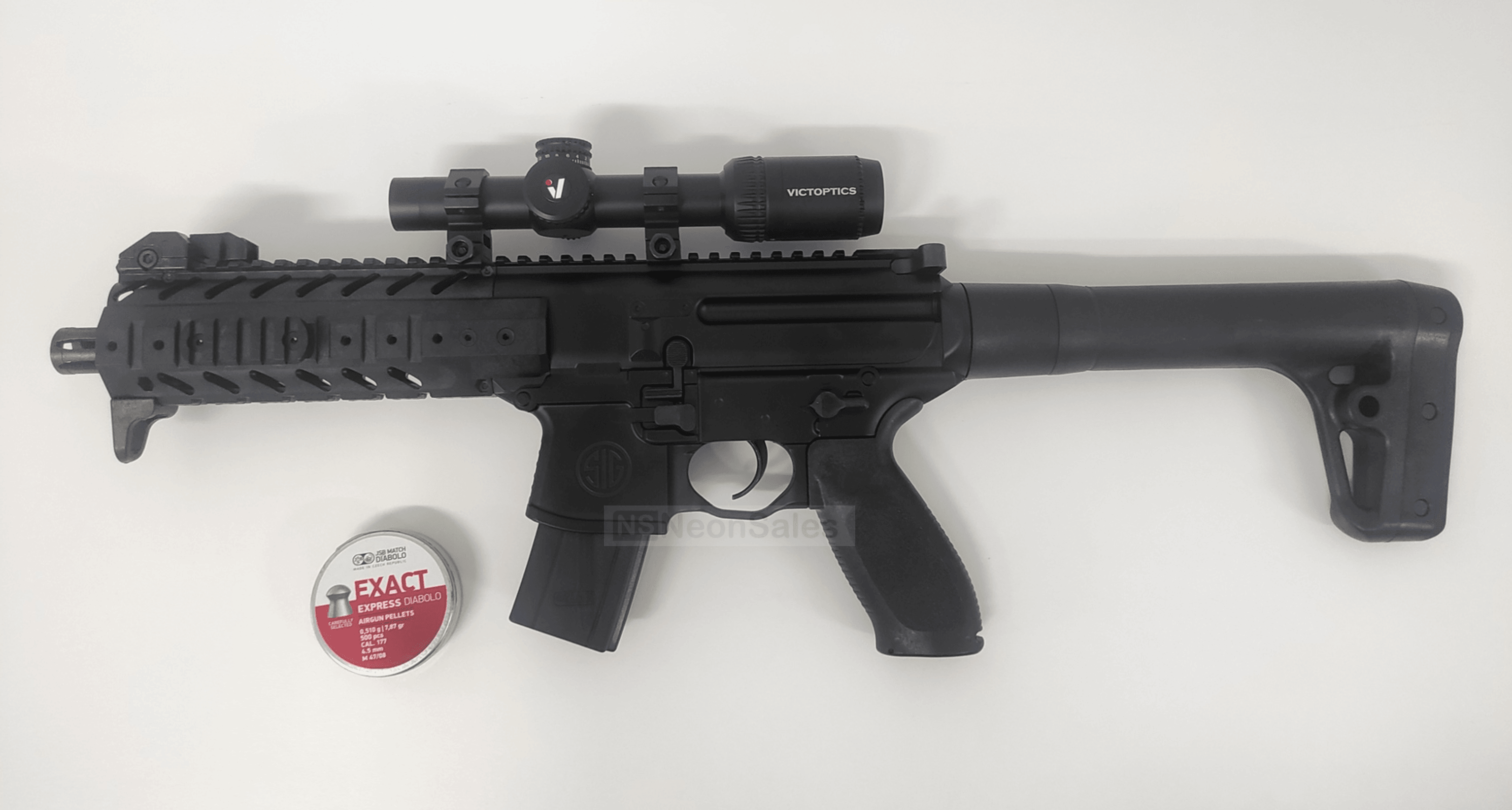 SIG SAUER MPX .177 CARBINE - BLACK - NeonSales {{ shop.shopifyCountryName }}