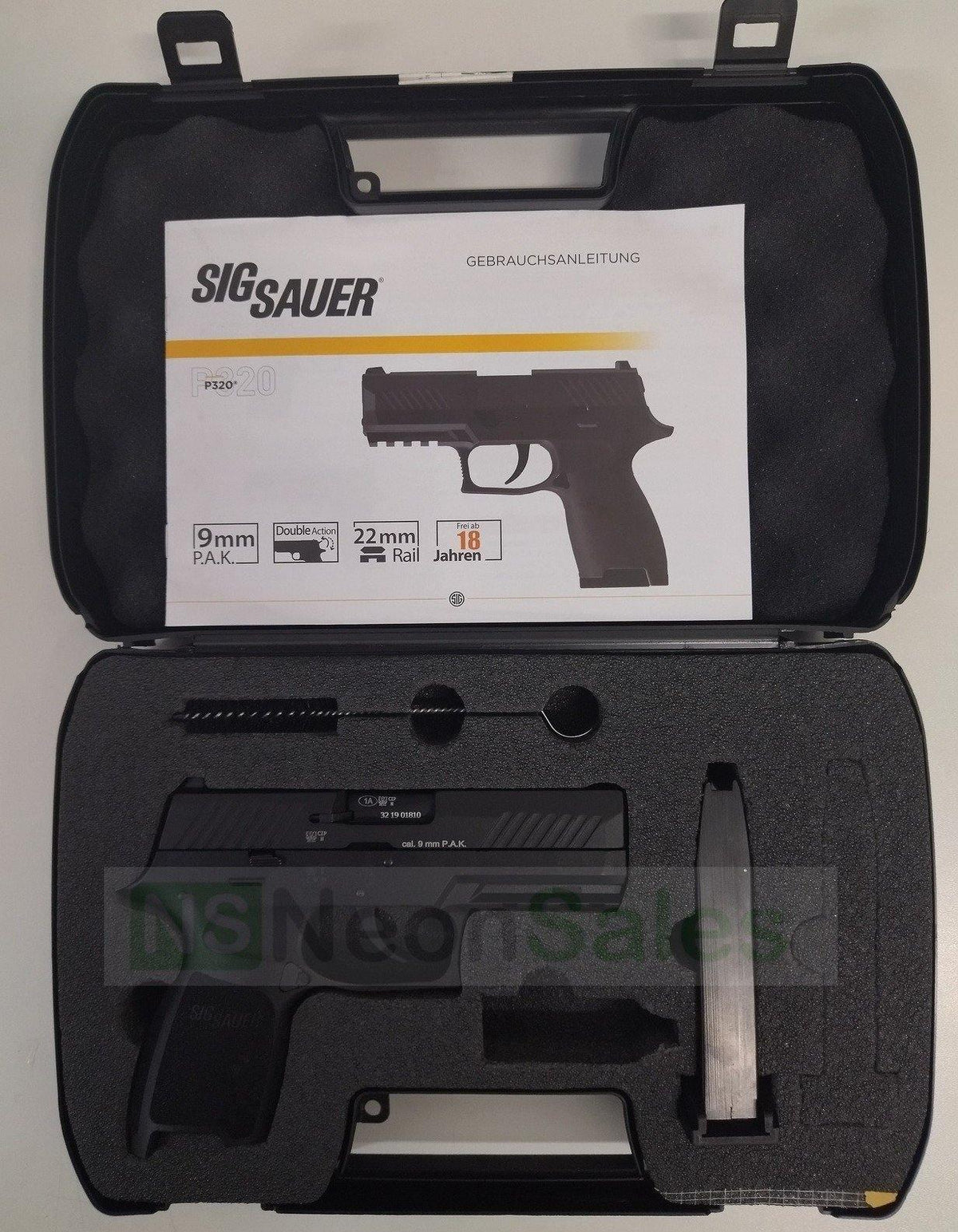 SIG SAUER P320 BLANK GUN - LICENSED REPLICA