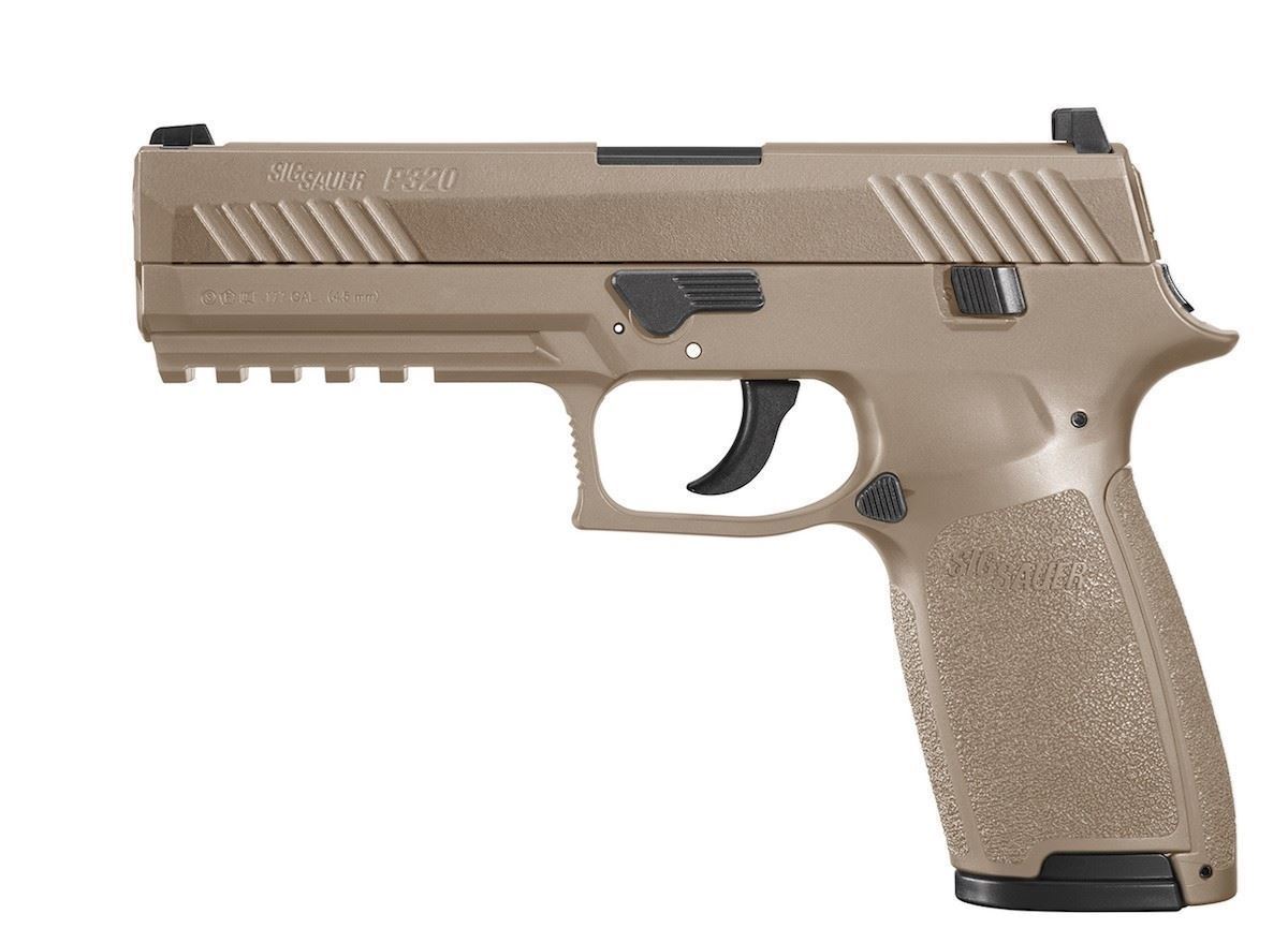 SIG SAUER P320 CO2 GAS PISTOL 4.5MM - TAN DEMO - NeonSales South Africa