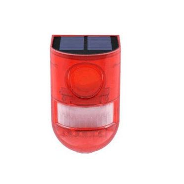 SOLAR-POWERED PIR W/ 129DB SIREN ALARM - N911 - NeonSales {{ shop.shopifyCountryName }}