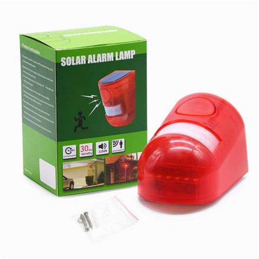 SOLAR-POWERED PIR W/ 129DB SIREN ALARM - N911 - NeonSales {{ shop.shopifyCountryName }}