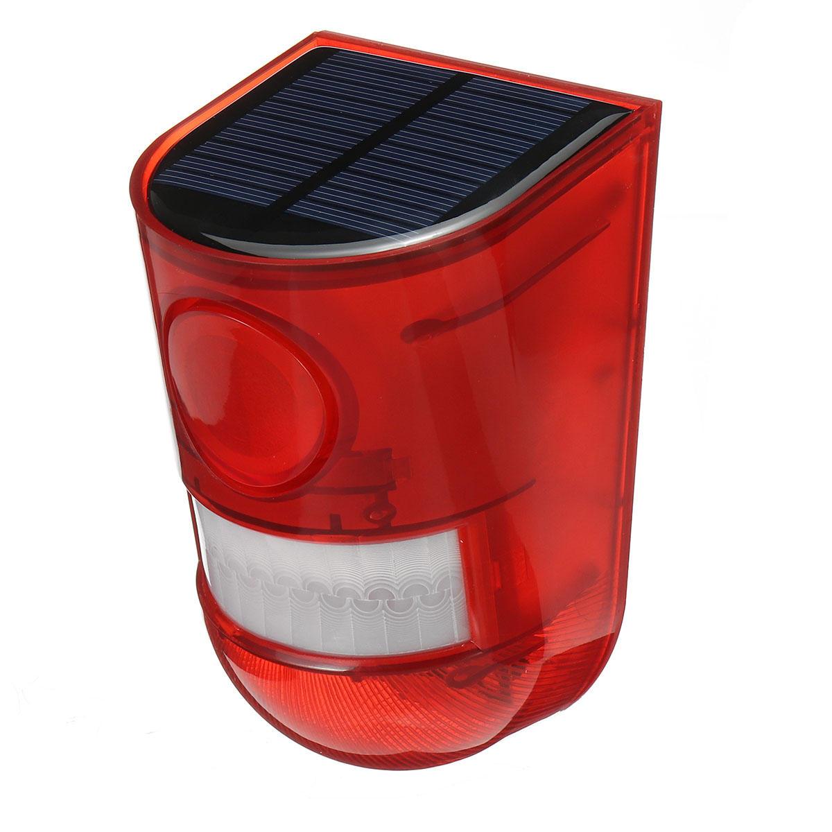 SOLAR-POWERED PIR W/ 129DB SIREN ALARM - N911 - NeonSales South Africa