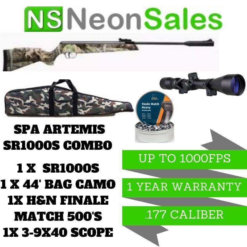 SPA ARTEMIS SR1000S AIR RIFLE COMBO - NeonSales {{ shop.shopifyCountryName }}