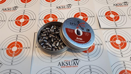 SPOT ON .22 CAL (29GR) ARES SLUGS - 175's - NeonSales {{ shop.shopifyCountryName }}