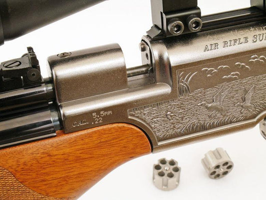 SUMATRA 380CC PCP AIR RIFLE -2X 6-SHOT MAG 5.5MM - NeonSales {{ shop.shopifyCountryName }}
