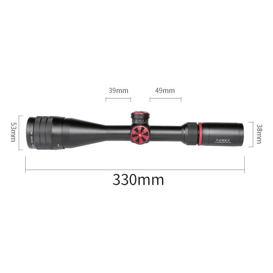 T-EAGLE SR 3-9X40 AOIR RIFLE SCOPE W/ SUNSHADE - NeonSales South Africa