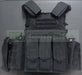 TACASSIST 320X250 TAC MOLLE VEST - BLACK - NeonSales {{ shop.shopifyCountryName }}