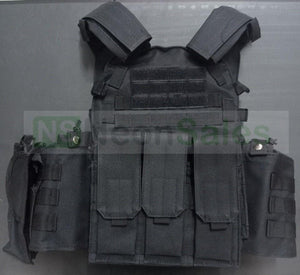 TACASSIST 320X250 TAC MOLLE VEST - BLACK - NeonSales South Africa