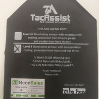 TACASSIST LVIII 25X30 STEEL PLATE W/ENCAPSULATION - NeonSales {{ shop.shopifyCountryName }}