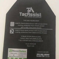 TACASSIST LVIII 25X32 STEEL PLATE W/ENCAPSULATION - NeonSales {{ shop.shopifyCountryName }}