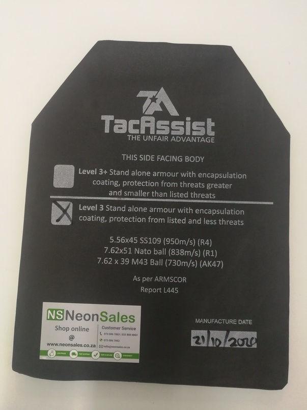 TACASSIST LVIII 25X32 STEEL PLATE W/ENCAPSULATION - NeonSales {{ shop.shopifyCountryName }}