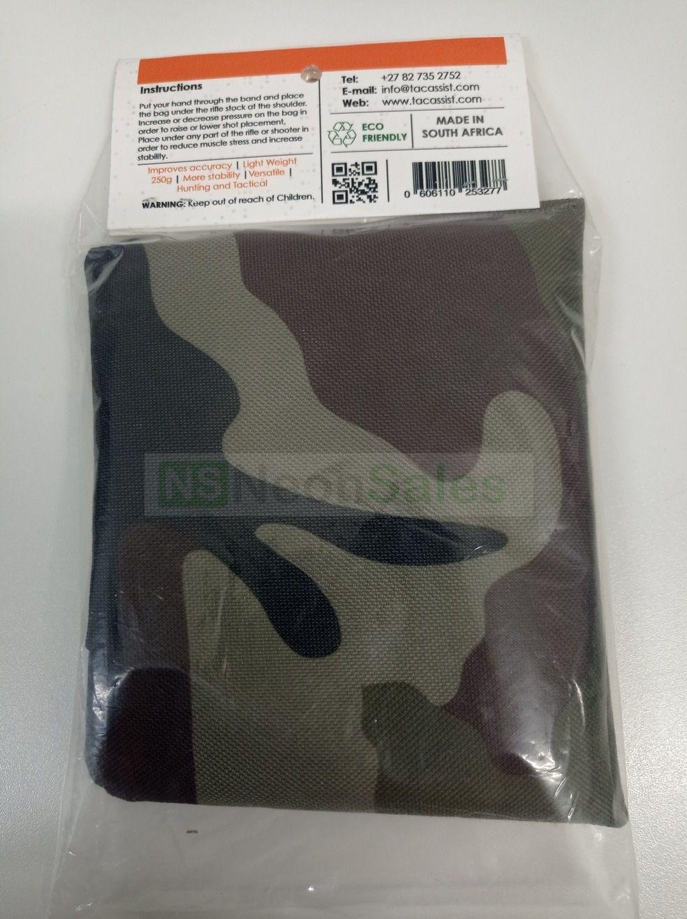 TACASSIST TACTICAL REAR BAG - WOODLAND CAMO - NeonSales South Africa