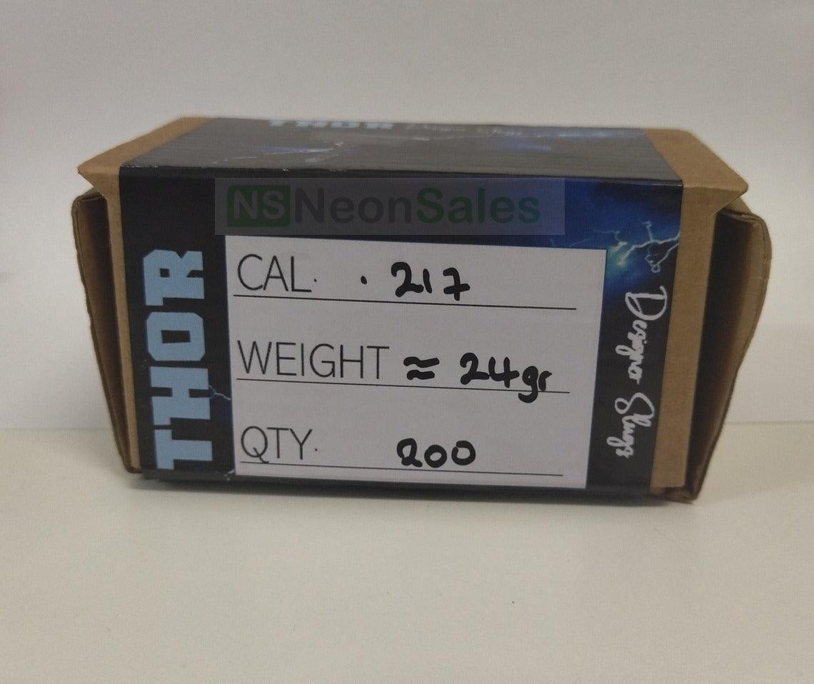 THOR DESIGNER SLUGS 24GR .217 200'S - NeonSales {{ shop.shopifyCountryName }}