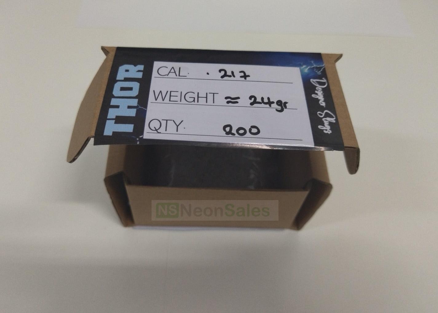 THOR DESIGNER SLUGS 24GR .217 200'S - NeonSales {{ shop.shopifyCountryName }}