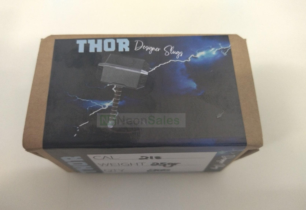 Slug Thor THOR DESIGNER SLUGS 25GR FLAT BASE .218 200'S | Neon Sales – NeonSales