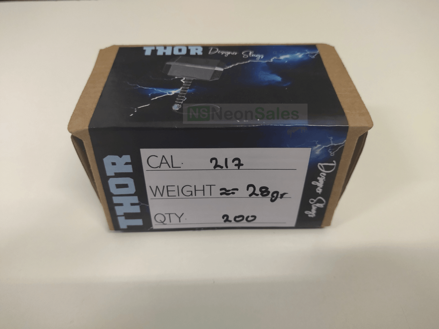 THOR DESIGNER SLUGS 28GR .217 200'S - NeonSales {{ shop.shopifyCountryName }}