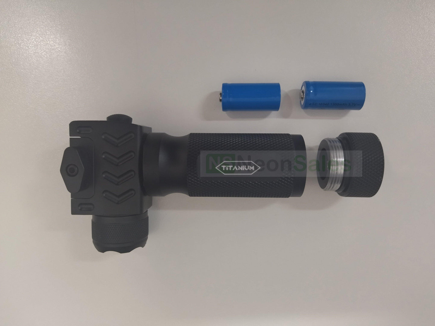 TITANIUM TF25 IPX4 PICATINNY FOREGRIP W/ TORCH - NeonSales {{ shop.shopifyCountryName }}