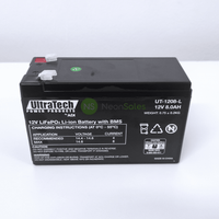 ULTRATECH 12V 8AH LITHIUM LIFEP04 BATTERY - NeonSales {{ shop.shopifyCountryName }}