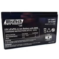 ULTRATECH 12V 8AH LITHIUM LIFEP04 BATTERY - NeonSales {{ shop.shopifyCountryName }}