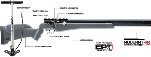 UMAREX 2251378 ORIGIN PCP RIFLE .22 W/ HANDPUMP - NeonSales {{ shop.shopifyCountryName }}